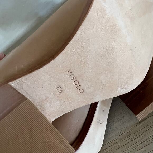 Nisolo Dari Boot Almond Leather Ankle Boots Size 8.5 New in Box - Picture 8 of 8